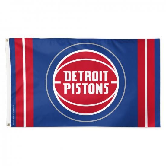 デトロイトピストンズ ウィンクラフト 3' x 5' 縦 ストライプ デラックス シングル-サイド イメージ1