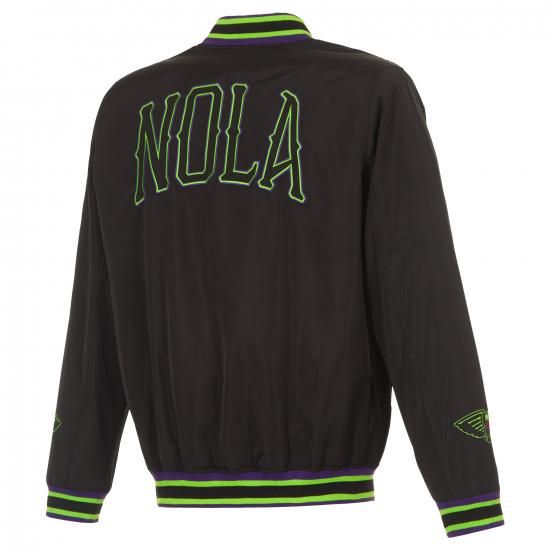 ニューオーリンズペリカンズ JH デザイン シティ エディション フル-ジップ Bomber ジャケ イメージ3