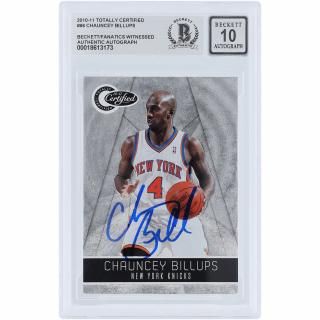 Chauncey Billups ニューヨークニックス 直筆サイン入り 2010-11 パニーニ ト サムネイル