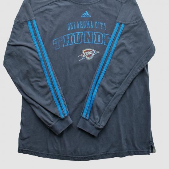 オクラホマシティサンダー Adidas 2010s ロングスリーブ Tシャツ - ネイビー - S イメージ4