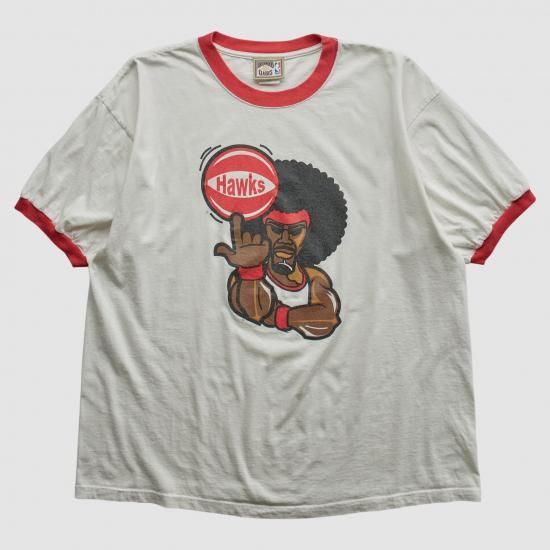 アトランタホークス NBA 2000s Tシャツ - ホワイト - XL バイ ファナティクス リア イメージ1