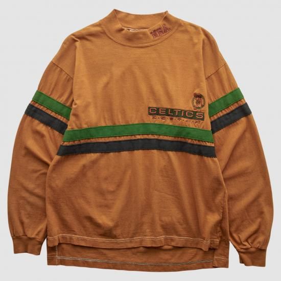 ボストンセルティックス Salem スポーツwear 90s プルオーバー スウェット - ブラウン イメージ1