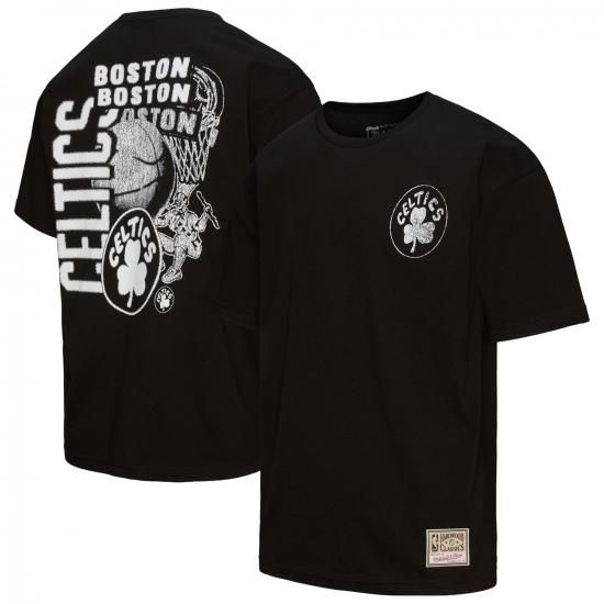 ボストンセルティックス ミッチェル&ネス ハードウッドクラシックス オーバーlap Tシャツ - ブ イメージ1