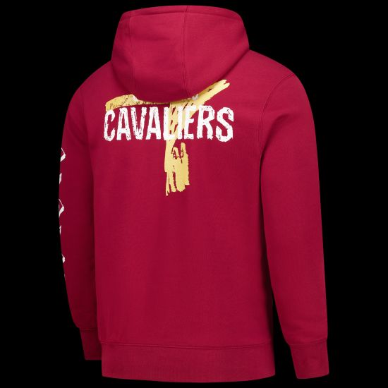 クリーブランドキャバリアーズ Nike コートside クラブ プレミアム パーカー - ワイン イメージ3