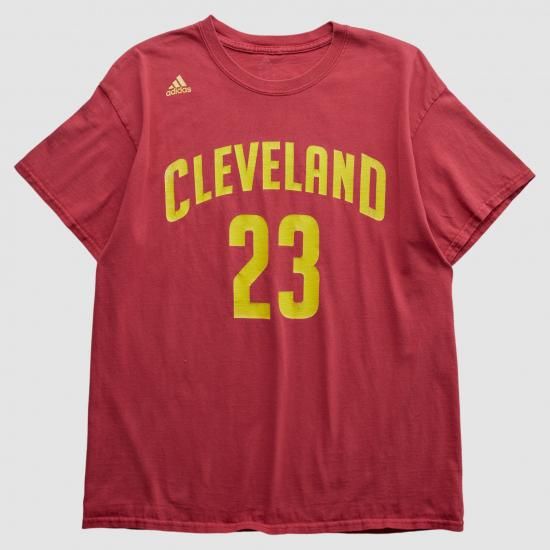 クリーブランドキャバリアーズ Adidas 2010s Tシャツ - Maroオン - M バイ フ イメージ1