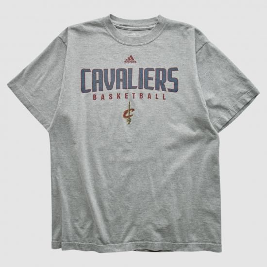 クリーブランドキャバリアーズ Adidas 2010s Tシャツ - ヘザー グレー - S バイ イメージ1