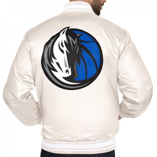 ダラスマーベリックス スターター ダブル チーム サテン ヴィーシティ フル-Snap ジャケット イメージ2