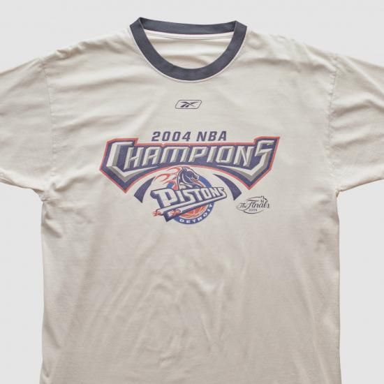 デトロイトピストンズ リーボック 2004 Tシャツ - Beige - M バイ ファナティクス イメージ5