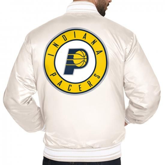 インディアナペイサーズ スターター ダブル チーム サテン ヴィーシティ フル-Snap ジャケット イメージ2