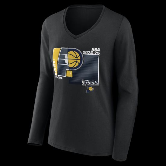 インディアナペイサーズ レディース 2025 NBA ファイナル カスタム ロングスリーブ Vネック イメージ2