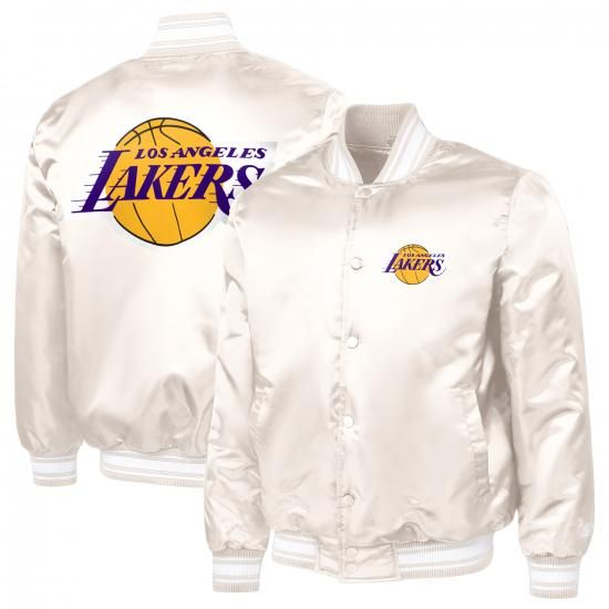 ロサンゼルス・レイカーズ スターター ダブル チーム サテン ヴィーシティ フル-Snap ジャケッ イメージ3