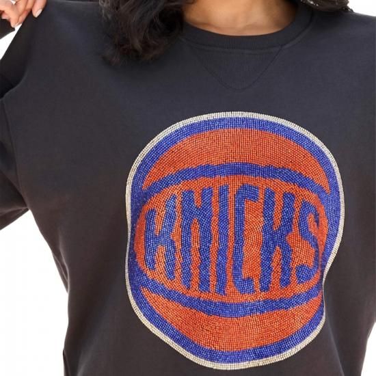 ニューヨークニックス Terez レディース Gemsトゥーne ロゴ プルオーバー スウェット - イメージ4