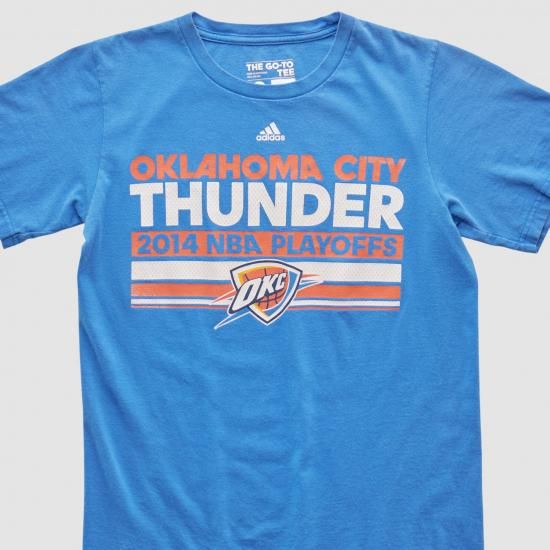 オクラホマシティサンダー Adidas 2014 Tシャツ - ブルー - XS バイ ファナティク イメージ2