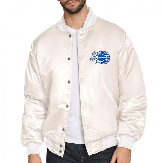 オーランドマジック スターター ダブル チーム サテン ヴィーシティ フル-Snap ジャケット - イメージ1