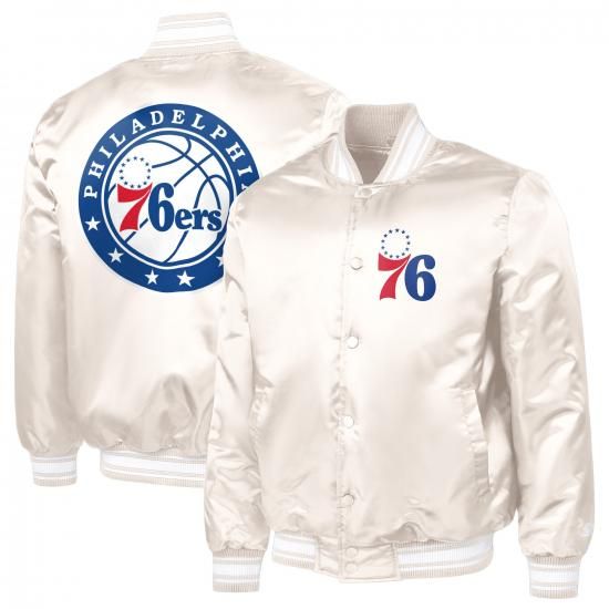 フィラデルフィアセブンティシクサーズ スターター ダブル チーム サテン ヴィーシティ フル-Sna イメージ3