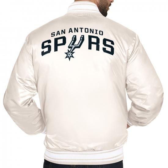 サンアントニオスパーズ スターター ダブル チーム サテン ヴィーシティ フル-Snap ジャケット イメージ2