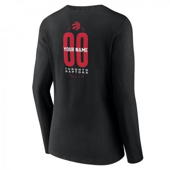 トロントラプターズ レディース センターコート ネーム&ナンバー カスタム ロングスリーブ Vネック イメージ3