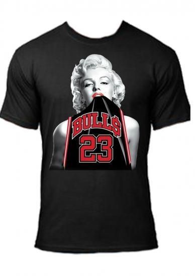 マイケルジョーダンTシャツ マリリン・モンロー NBAシカゴブルズ23 ...