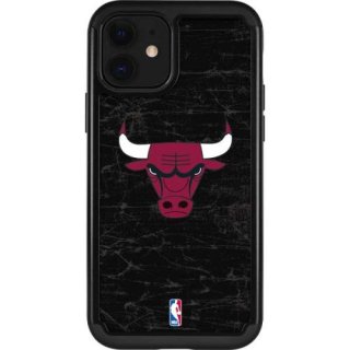 NBA シカゴ・ブルズ カーゴ iPhoneケース Black Distressed サムネイル