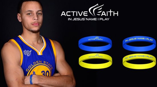 即日発送】NBA選手着用バンド “In Jesus Name I Play” active faith