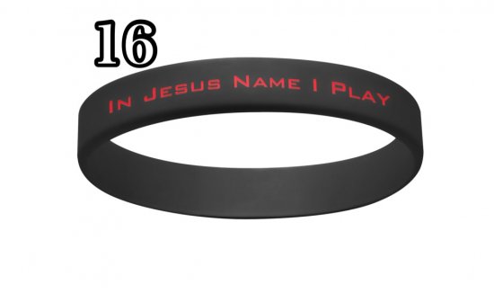 即日発送】NBA選手着用バンド “In Jesus Name I Play” active faith