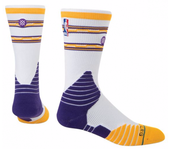 NBA オンコート クルーソックス ロサンゼルスレイカーズ Stance - NBA