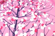 ルミマルヤ(Lumimarja)ピンク 2019年春の限定 コットンファブリック(50cm)マリメッコ(marimekko)081301