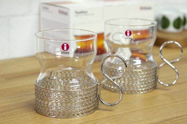 イッタラ iittala ツァイッカ Tsaikka ホルダー付きグラス ペア 2個