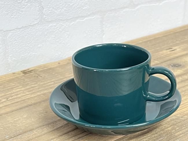 ARABIA／TEEMA／コーヒーカップ&ソーサー（グリーン） ARABIA Teema コーヒーカップ＆ソーサー/220 ml グリーン1