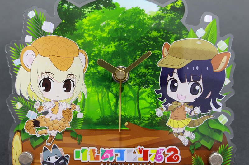 けものフレンズ2 アクリル置時計 安い オオセンザンコウ オオアルマジロ