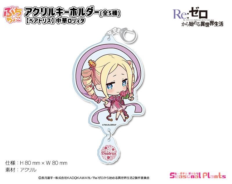 【激レア】リゼロ ベアトリス 2021 アクキー Re:ゼロから始める異世界生活 ぷちちょこアクリルキーホルダー