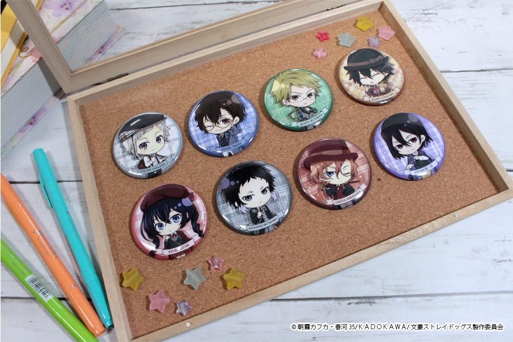 文豪ストレイドッグス ぷちちょこ トレーディング缶バッジ