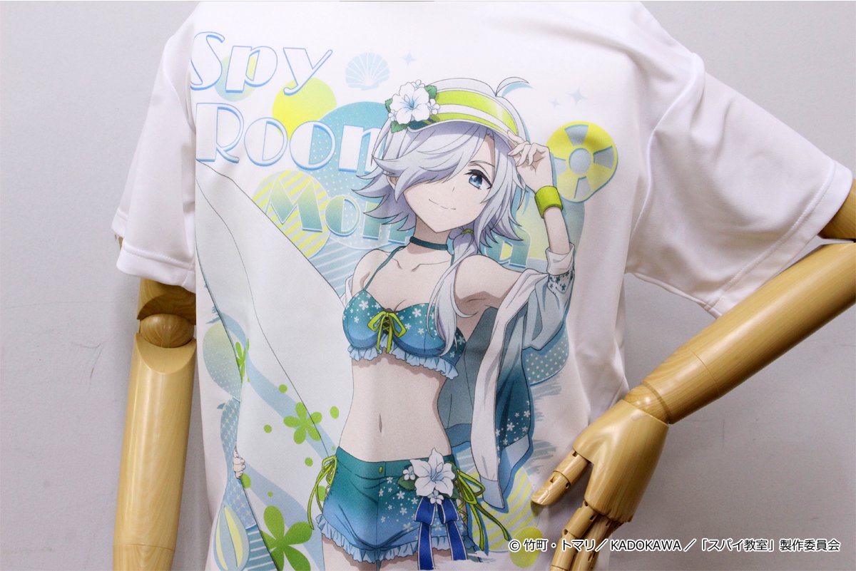 スパイ教室 描き下ろしグラフィックTシャツ 水着ver.【モニカ】