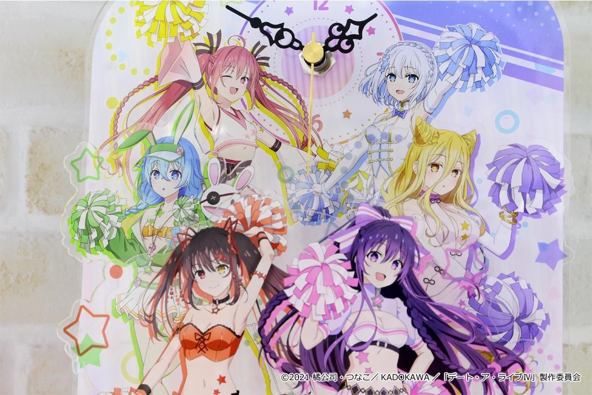 デート・ア・ライブIV 描き下ろし BIGアクリル置時計【チアガール】