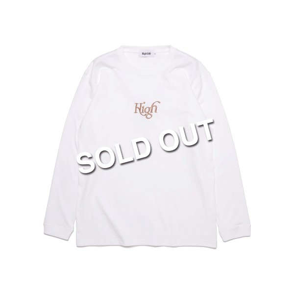 <img class='new_mark_img1' src='https://img.shop-pro.jp/img/new/icons5.gif' style='border:none;display:inline;margin:0px;padding:0px;width:auto;' />HighLife / High L/S Tee - White -