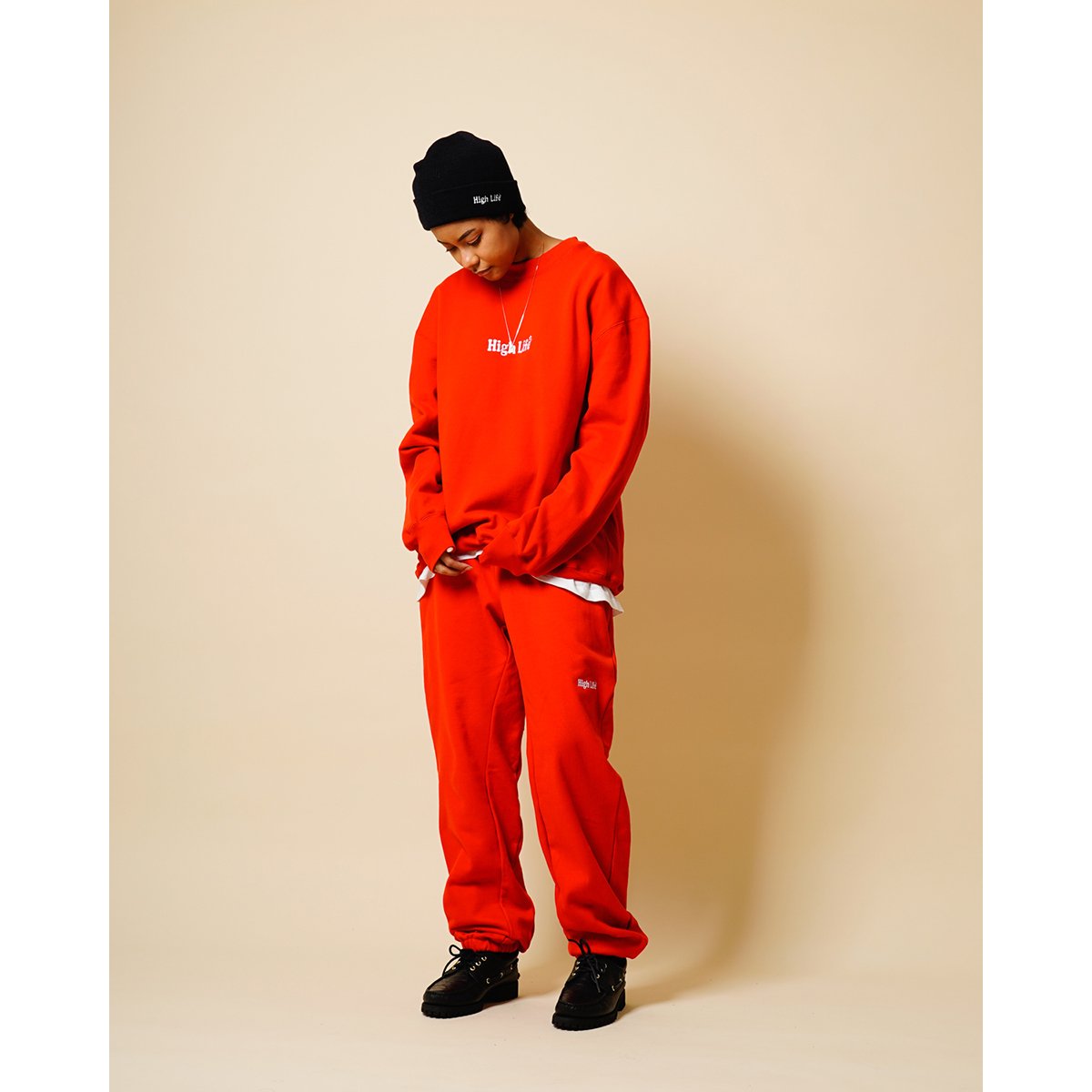 HighLife / 3D Sweat Pants - Red - - HighLife Online Store | ハイライフ公式オンラインストア