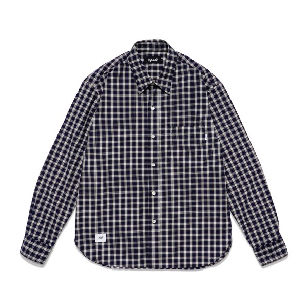 HighLife / Checked Cotton Shirts - Navy -