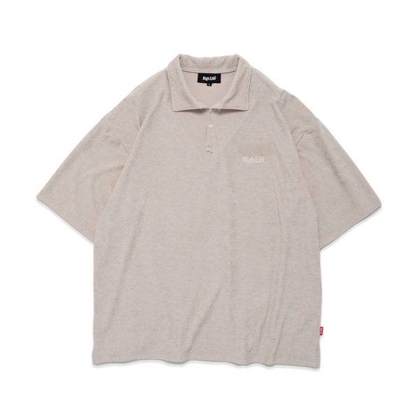 HighLife / Terry Big Polo Shirts - Beige -