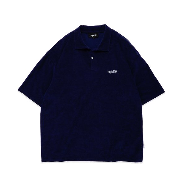 HighLife / Terry Big Polo Shirts - Navy -