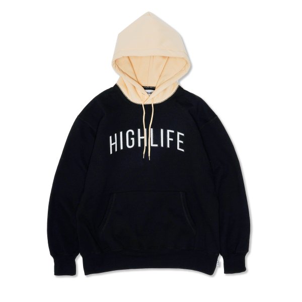 HighLife / Arch Logo Hoodie - Black -