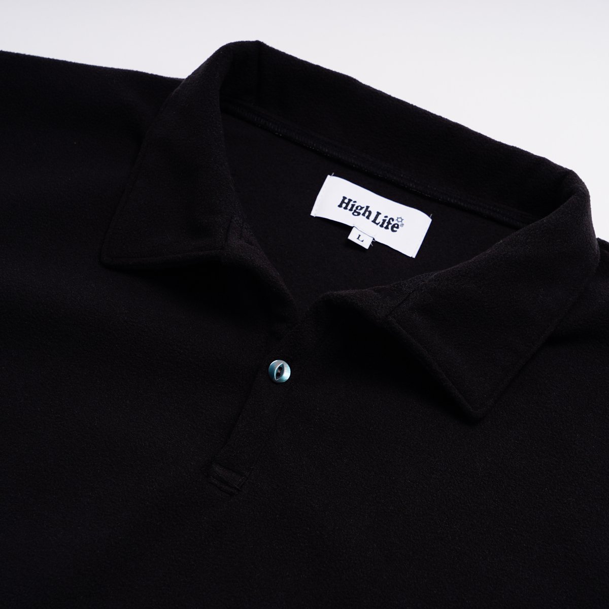 Fleece clearance polo shirt