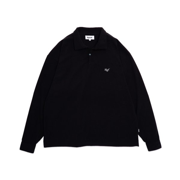 HighLife / Fleece Polo Shirts - Black -