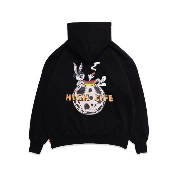 HighLife / Rasta Bunny Hoodie - Black -