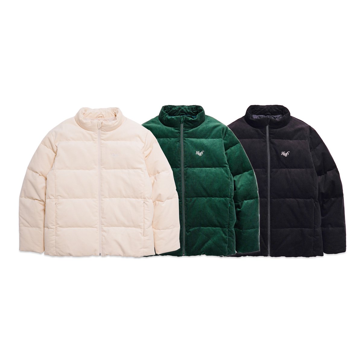 HighLife / Corduroy DownJacket - DarkGreen - - HighLife Online Store |  ハイライフ公式オンラインストア