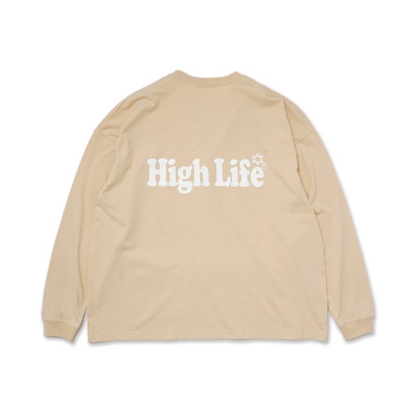 HighLife / Main Logo Wide Tee - Sand -