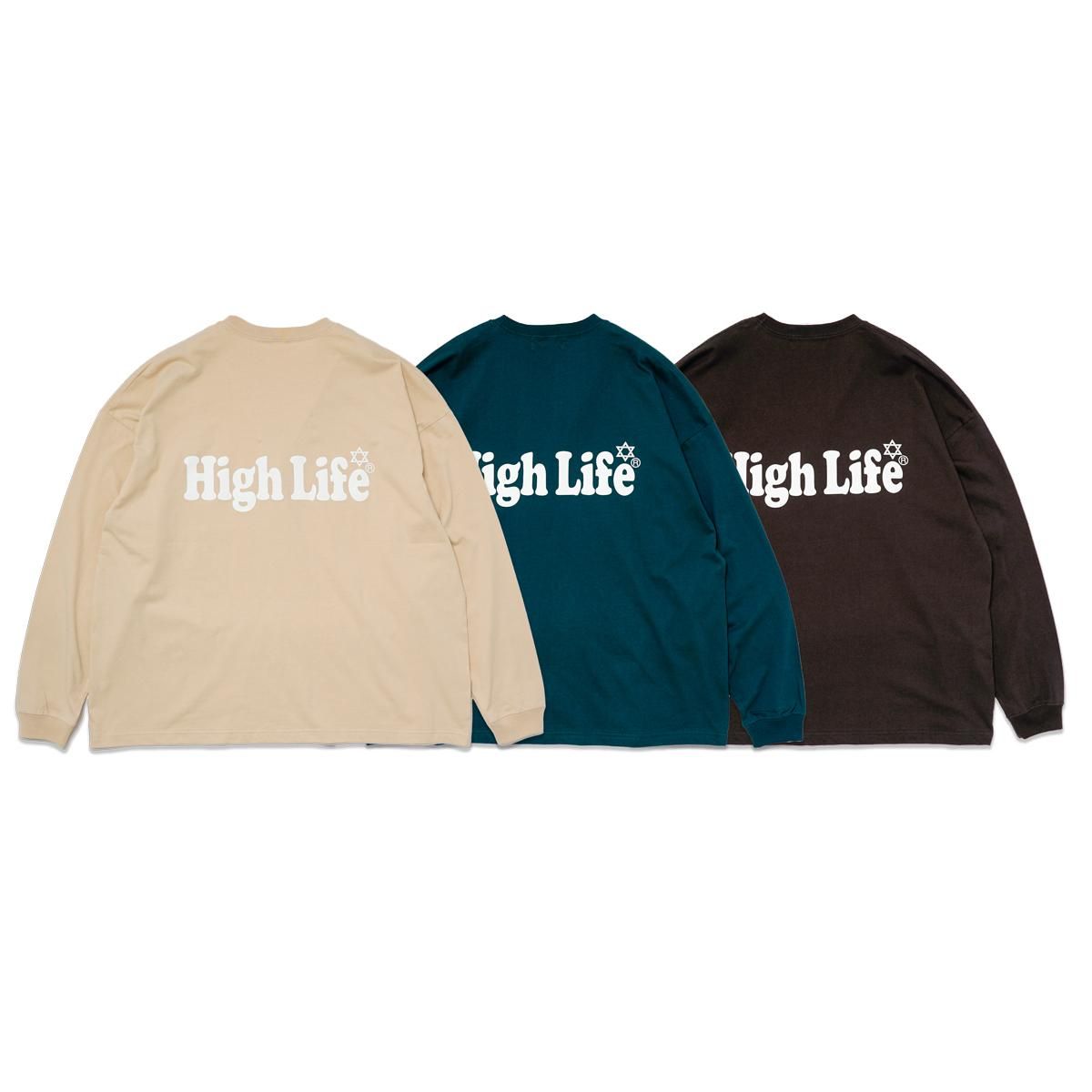 HighLife / Main Logo Wide Tee - Sumi - - HighLife Online Store 