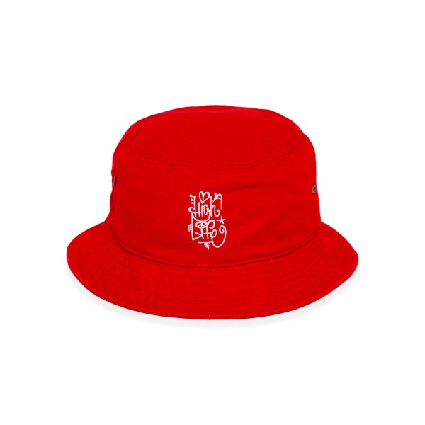 HighLife / Spray Bucket Hat - Red -