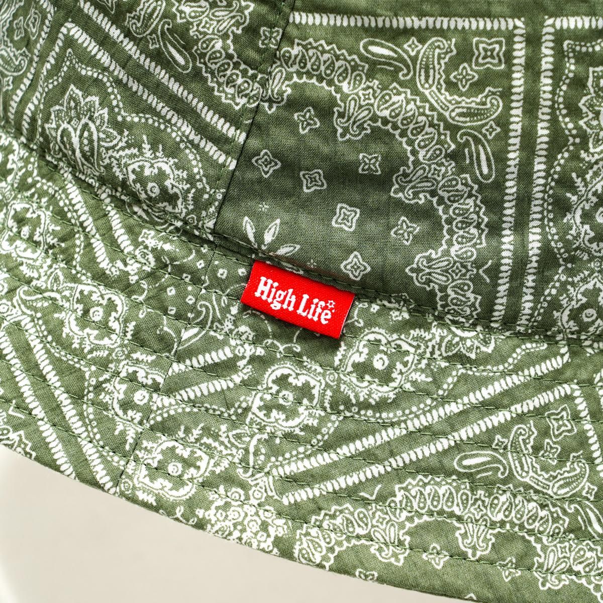HighLife / Bandana Hat - Olive - - HighLife Online Store