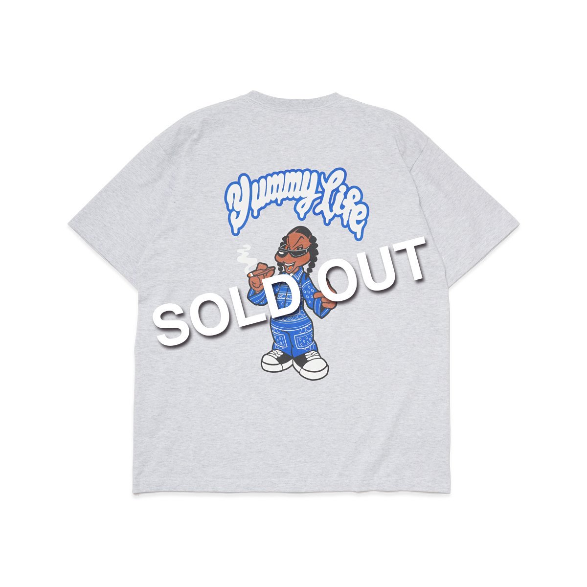 Yummy Life S/S Tee - AshGrey - - HighLife Online Store | ハイライフ公式オンラインストア