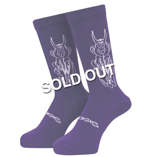 Whimsy / Devil Socks - Purple -